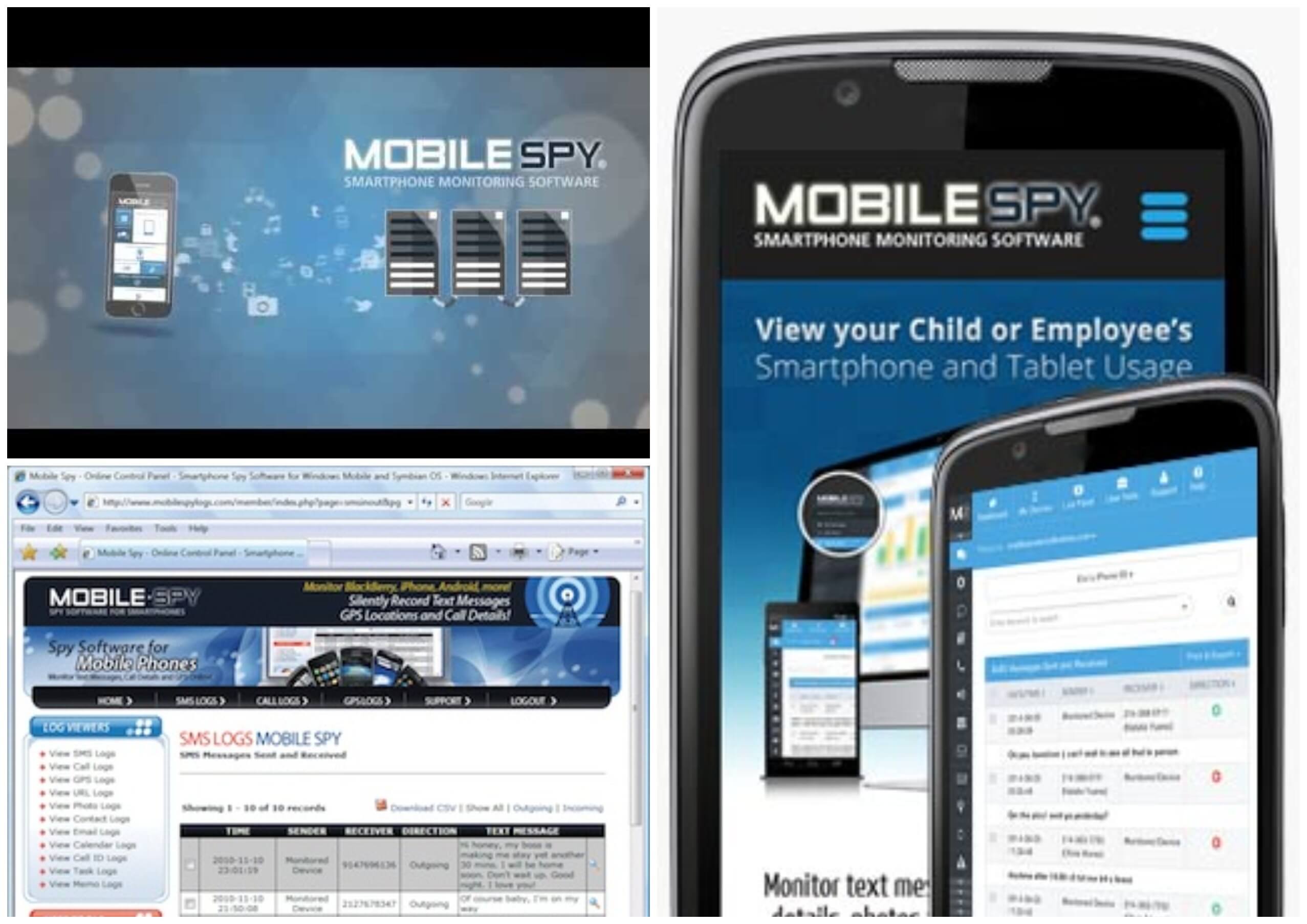 На фото изображено приложение Mobile Spy.