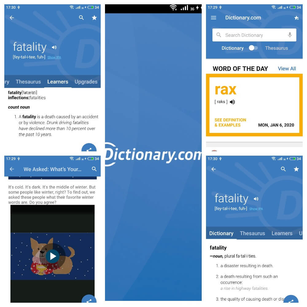 На фото онлайн переводчик Dictionary com.