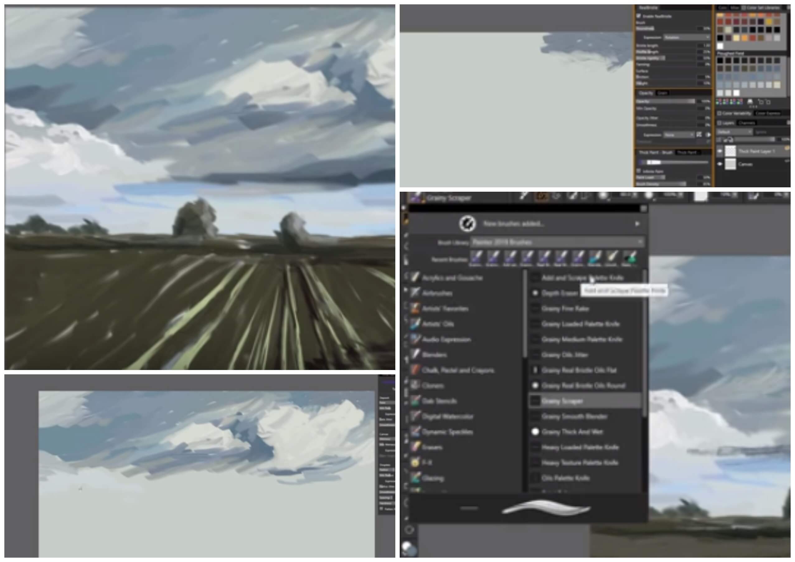 На фото изображена программа Corel Painter.