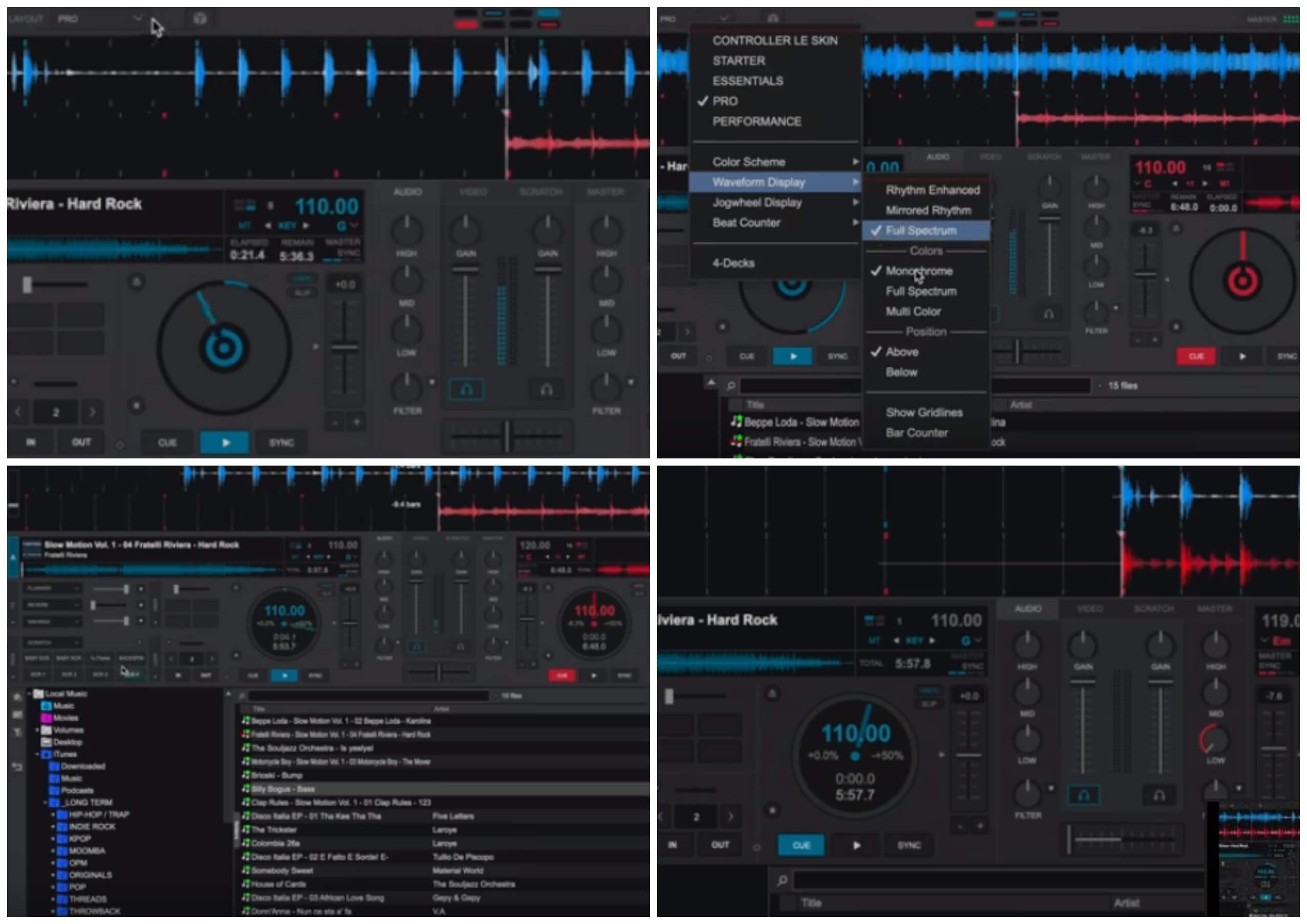 На фото изображена программа для компьютера Virtual DJ.