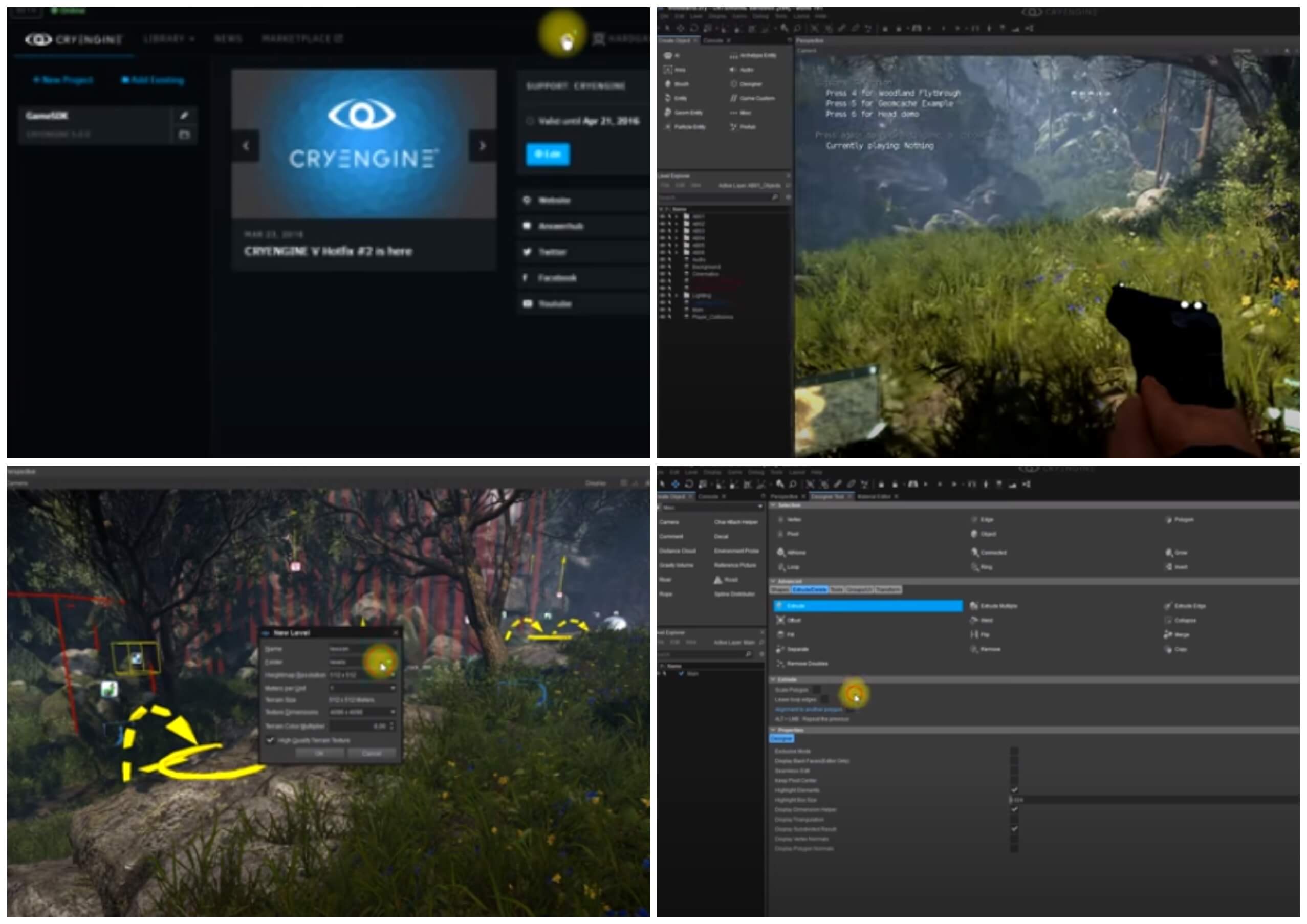 На фото изображена программа CryENGINE Free SDK.