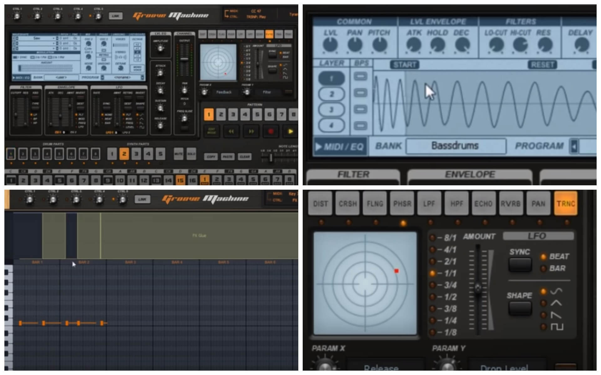 На фото изображено приложение Image-Line Groove Machine Mobile.