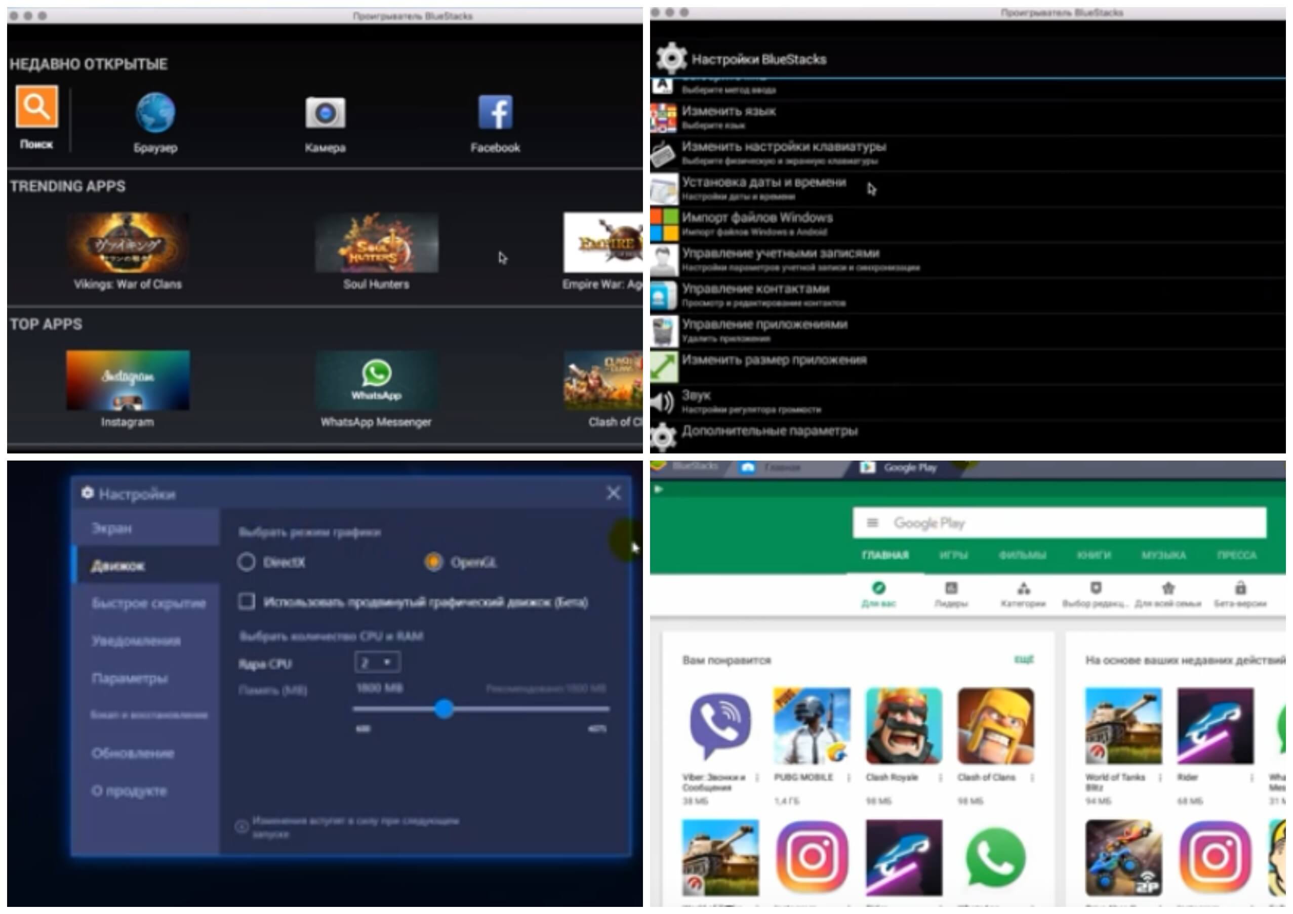 На фото изображена программа Bluestacks.