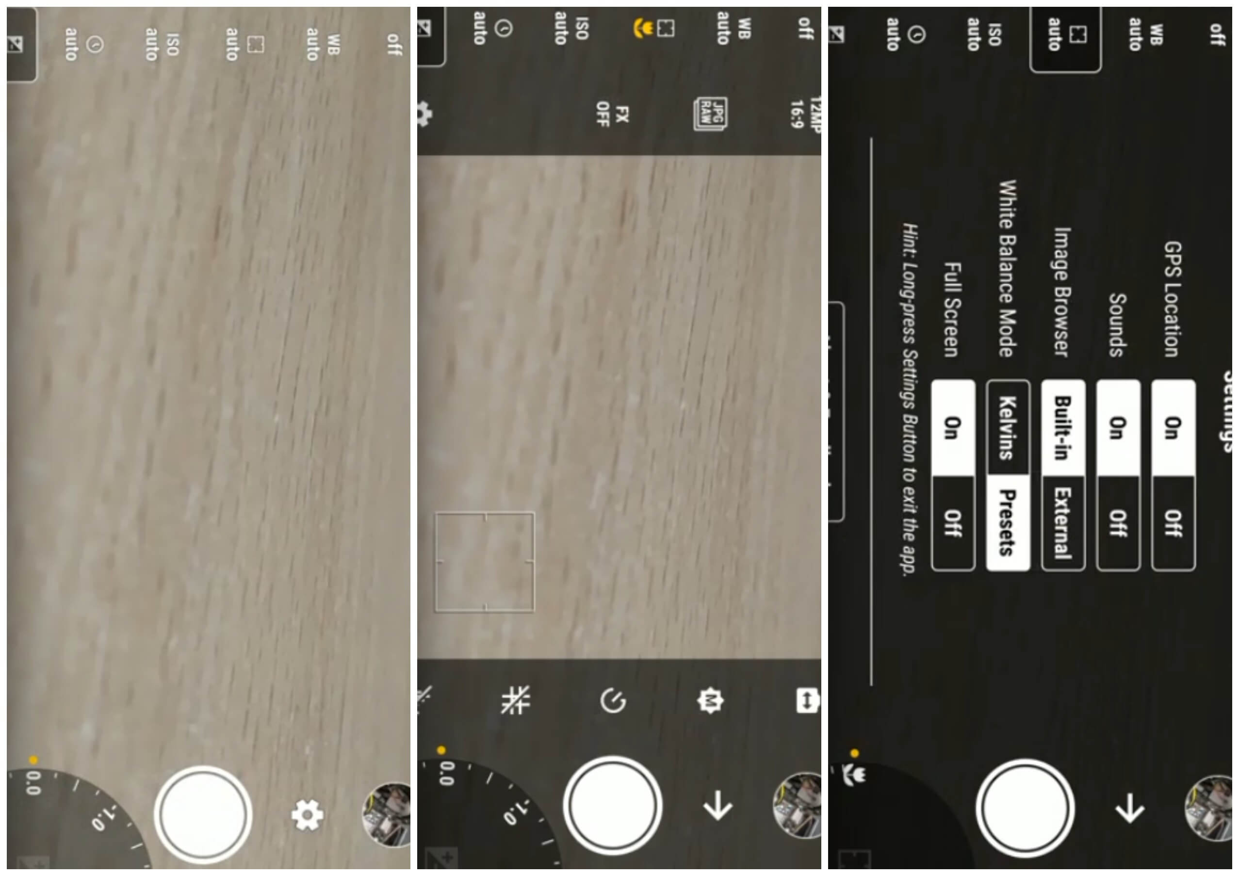 На фото изображено приложение Manual Camera.