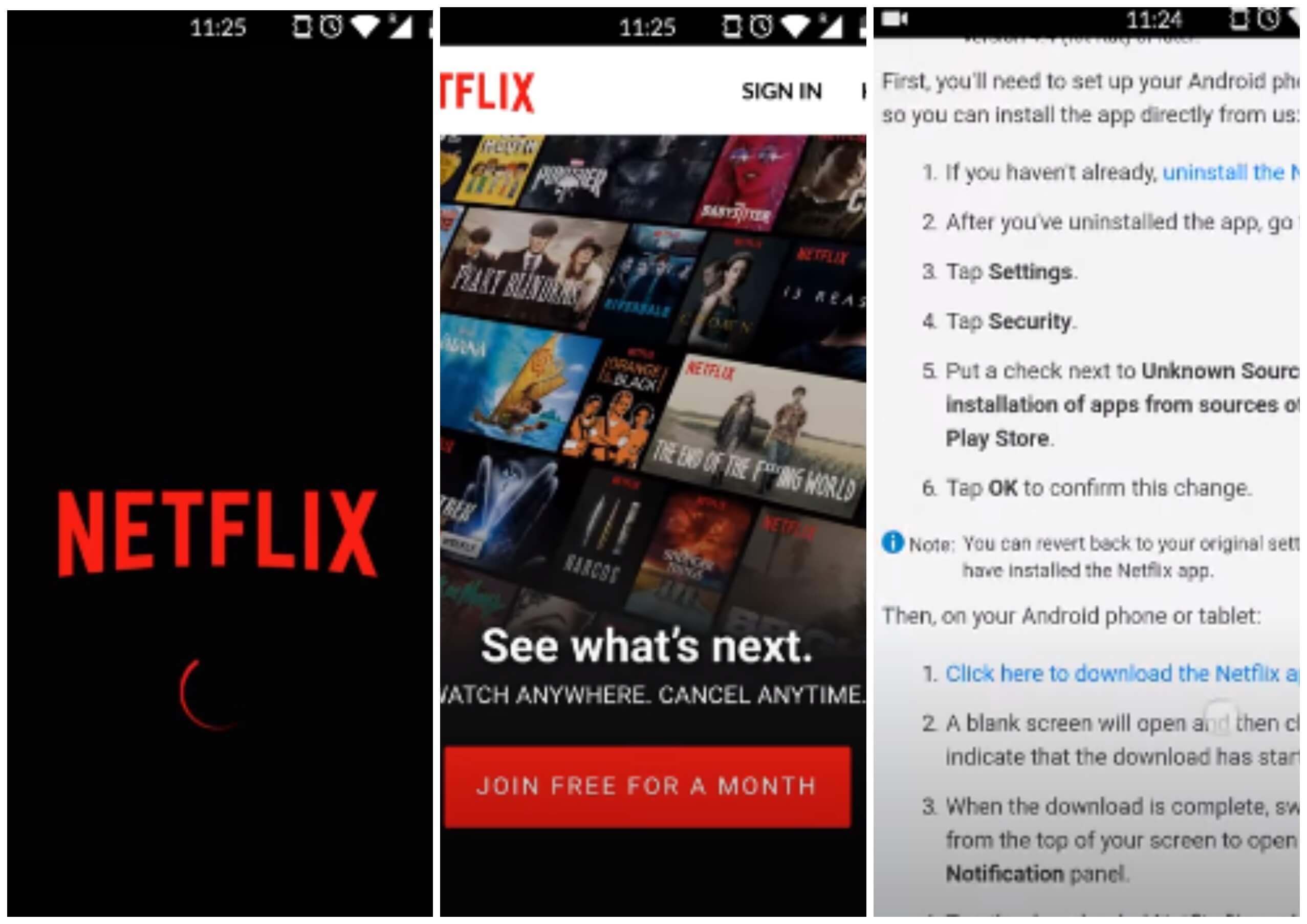 На фото изображено приложение Netflix.