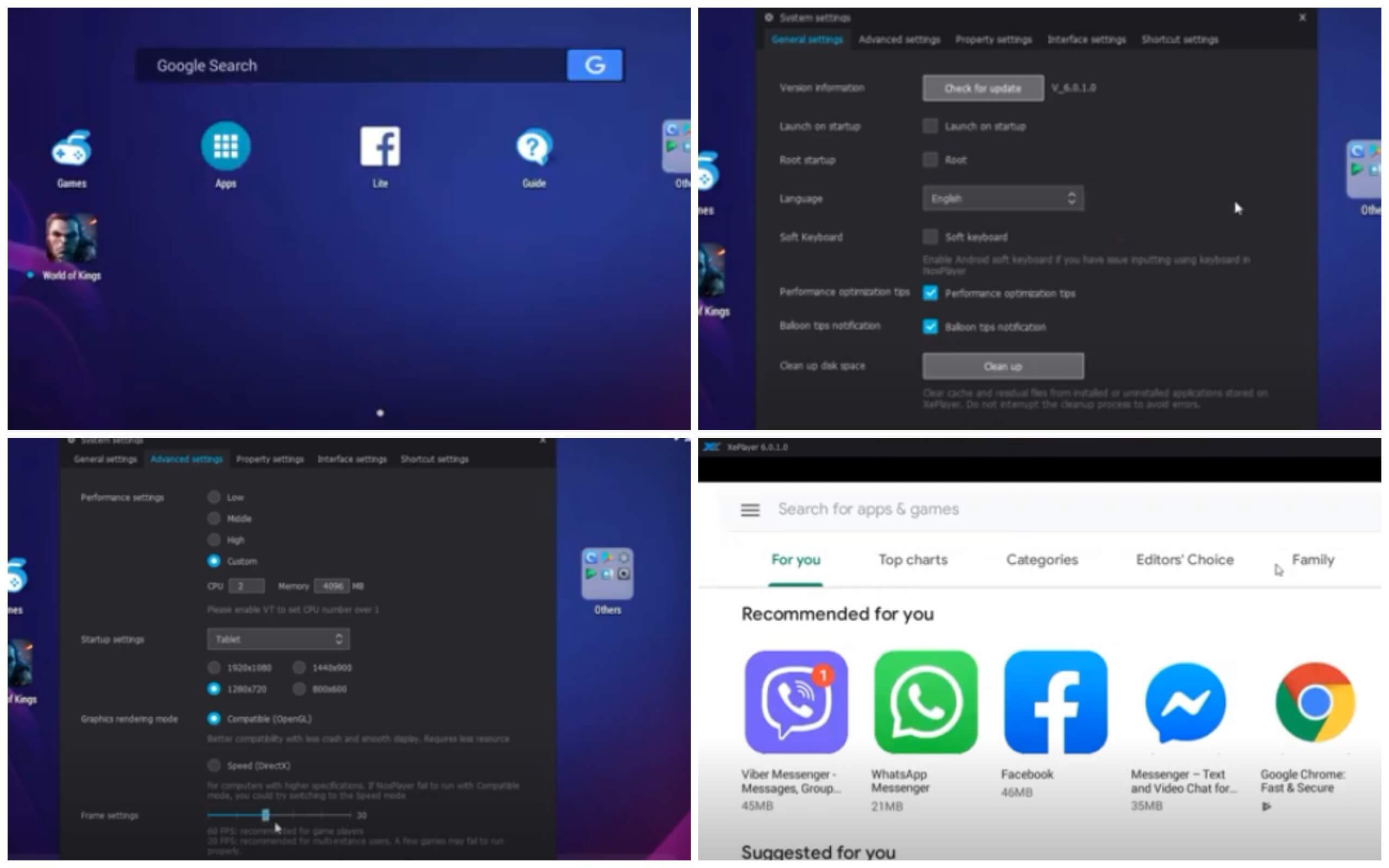 На фото изображена программа Xe Player.