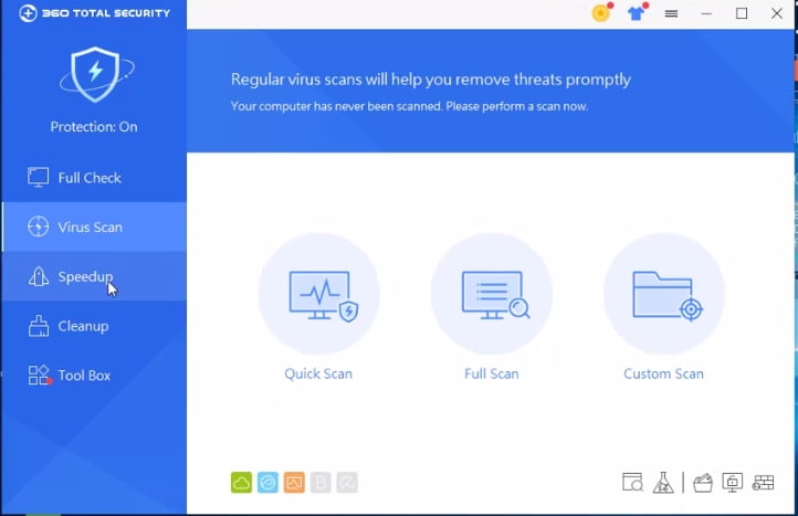 На фото изображен антивирус 360 Total Security.