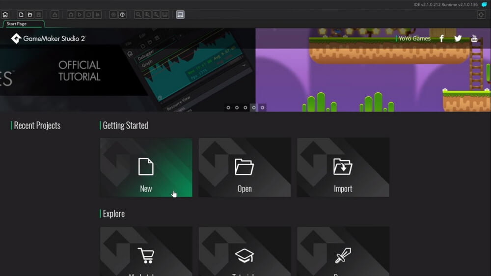 На фото изображена программа Gamemaker.